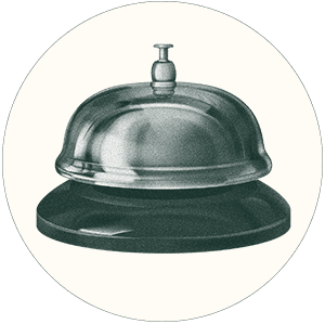 Cloche de service