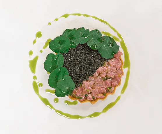 Recette de tartare de veau et caviar Rova